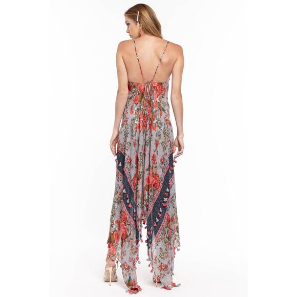 Aratta Travel in Style Dress: Slate Floral - Picture 10 of 12